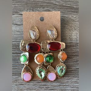 Multi Stone drops A186